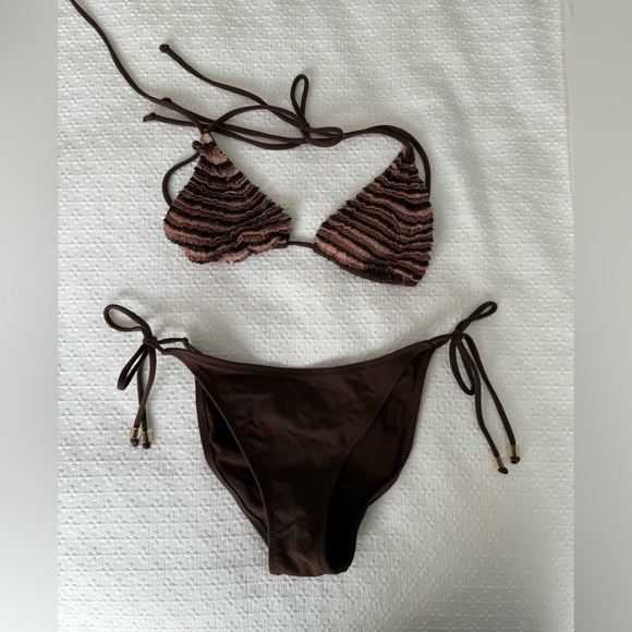 Rosa Ferrer Other - Brown String Bikini